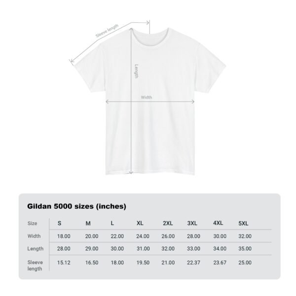 Unisex Heavy Cotton Tee - Image 6