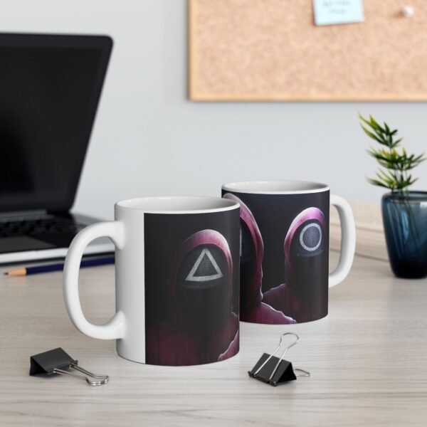 Ceramic Mug, (11oz, 15oz), Squid Game - Image 6