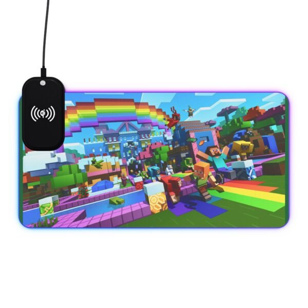Minecraft LED Wireless Gaming Mousepad - Image 7