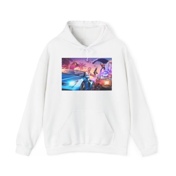 GTA – Vice City Vibes Unisex Hooded Sweatshirt