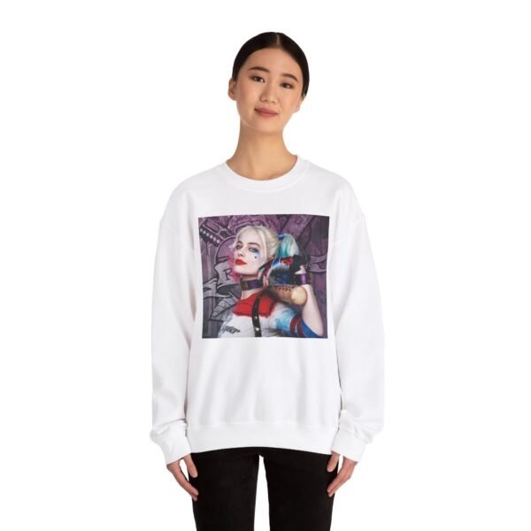 Harley Quinn – "Mischief in Style" Crewneck Sweatshirt Unisex - Image 4