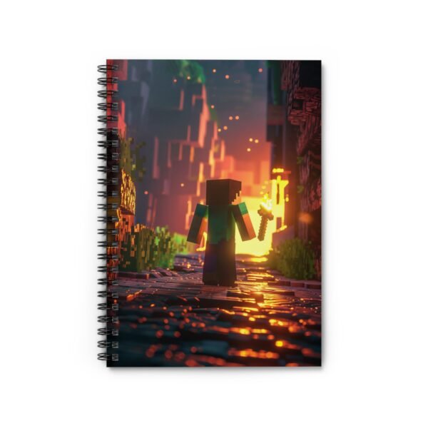 Spiral Notebook - Ruled Line - Minecraft