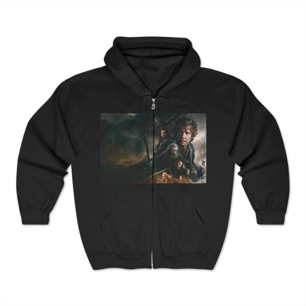 Unisex Full Zip Hooded Sweatshirt The Hobbit