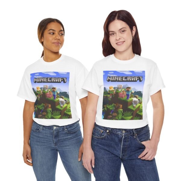 Unisex Heavy Cotton Tee MINECRAFT - Image 7