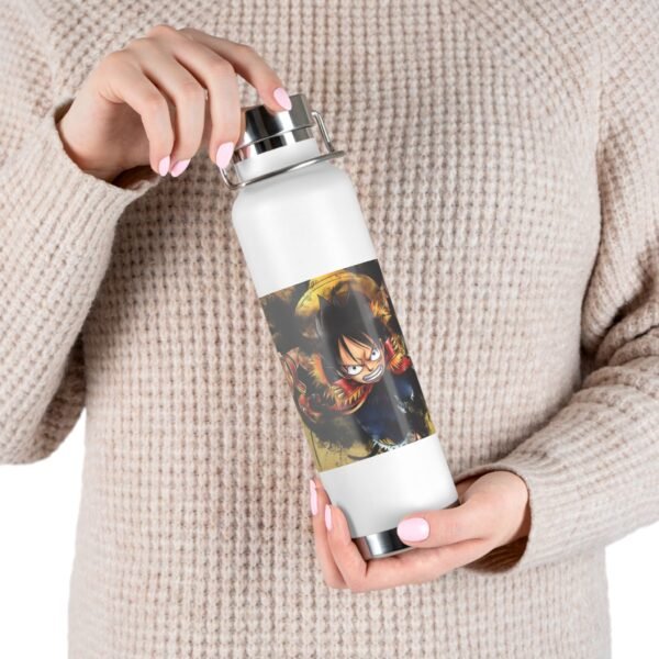Copper Vacuum Insulated Bottle, 22oz Luffy One Piece - Image 6