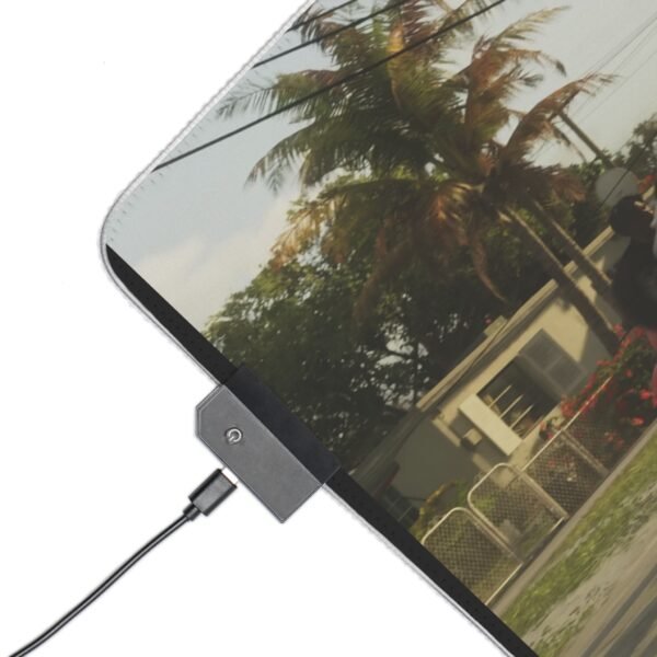 Neon Heist LED Mousepad – GTA Vibes - Image 3