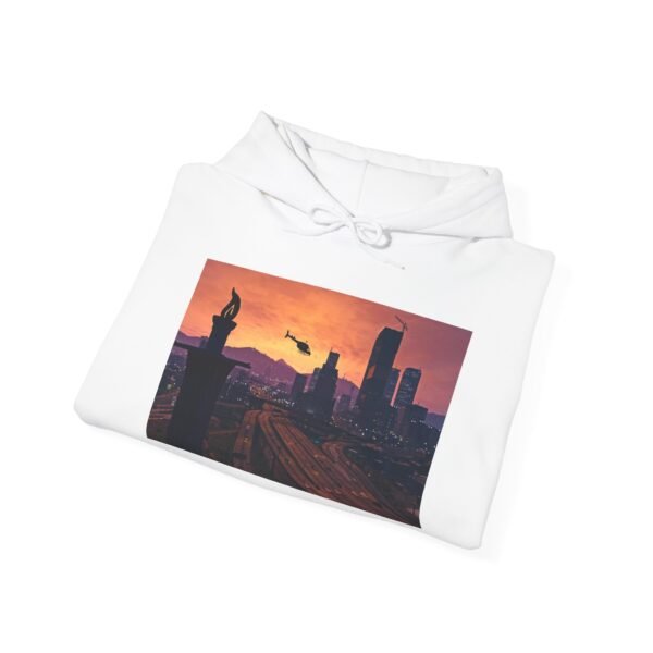 GTA – Los Santos Life Unisex  Hooded Sweatshirt - Image 4