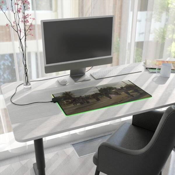 Neon Heist LED Mousepad – GTA Vibes - Image 6