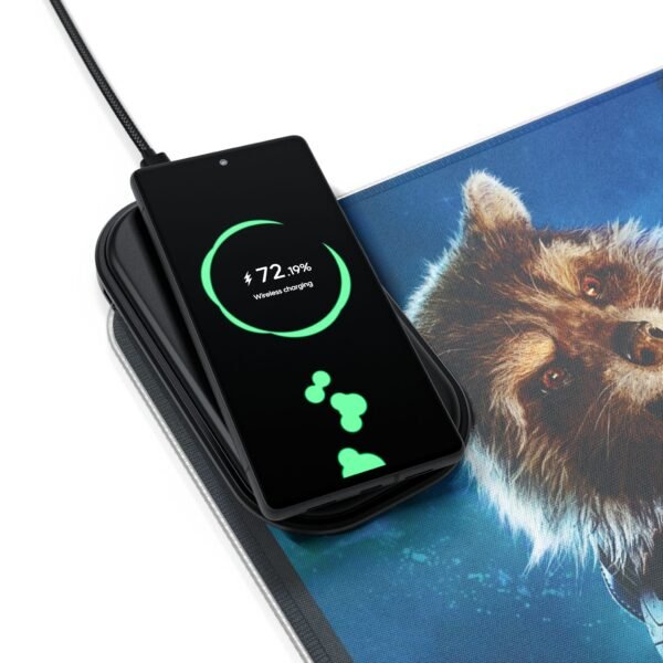 Rocket Guardians of the Galaxy LED Wireless Gaming Mousepad - Image 5