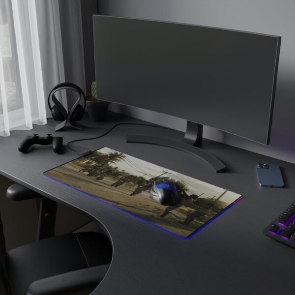 Neon Heist LED Mousepad – GTA Vibes - Image 5