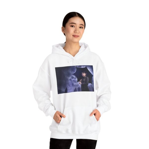 Wednesday – Nevermore Style Unisex Hooded Sweatshirt - Image 6