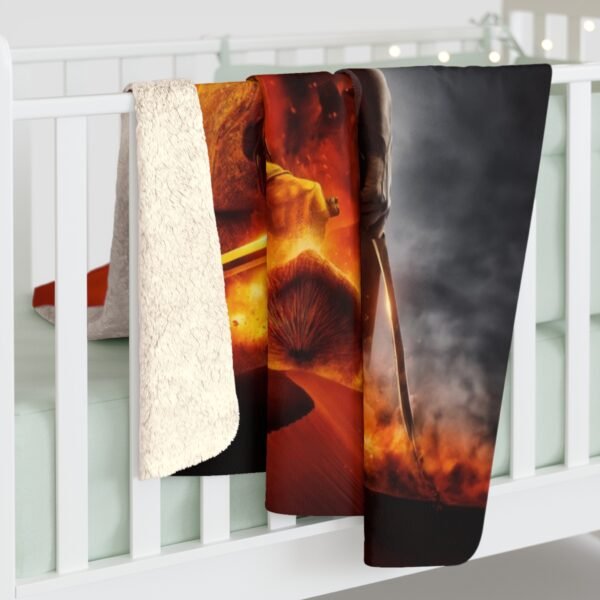 Sherpa Fleece Blanket DUNE - Image 4